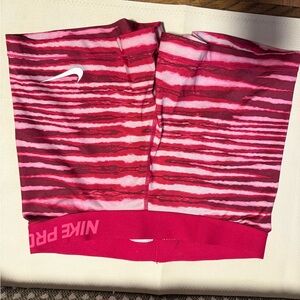 Nike Red and Pink Patterned Shorts